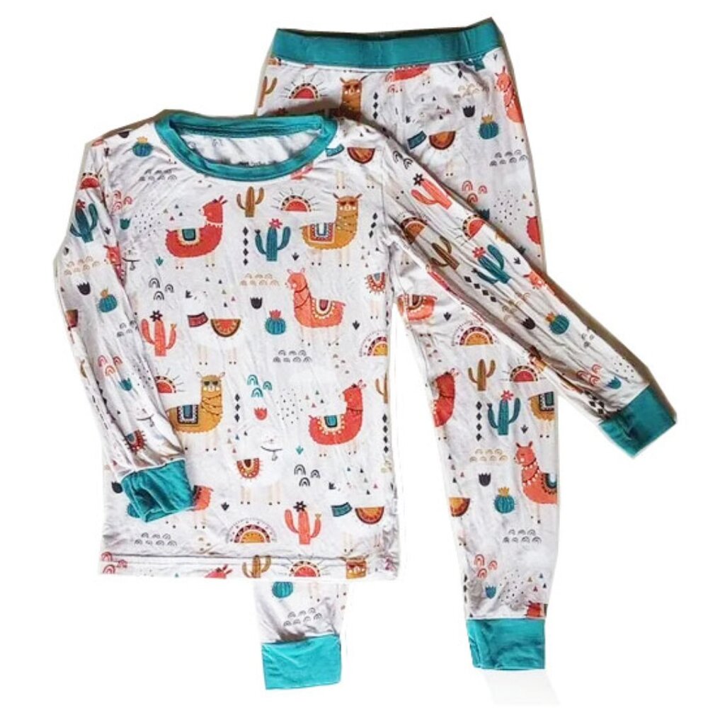 Little Sleepies Pajama Set 3T Llamas
